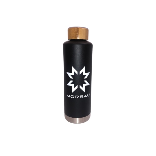 Schwarze Thermosflasche