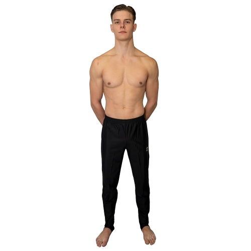 Lang Kunstturnhose Schwarz