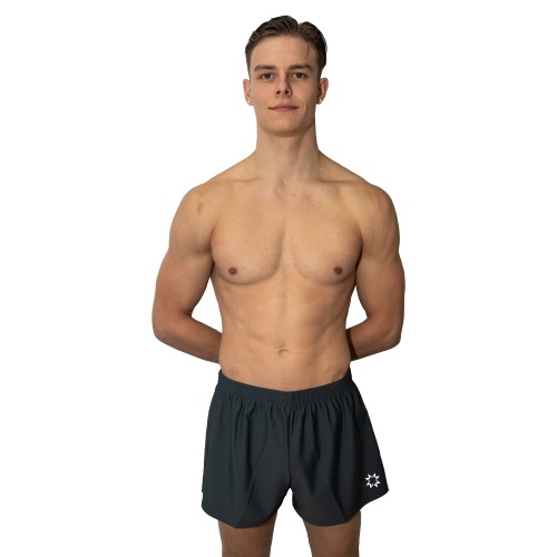 Kunstturnhose Anthrazitfarbene