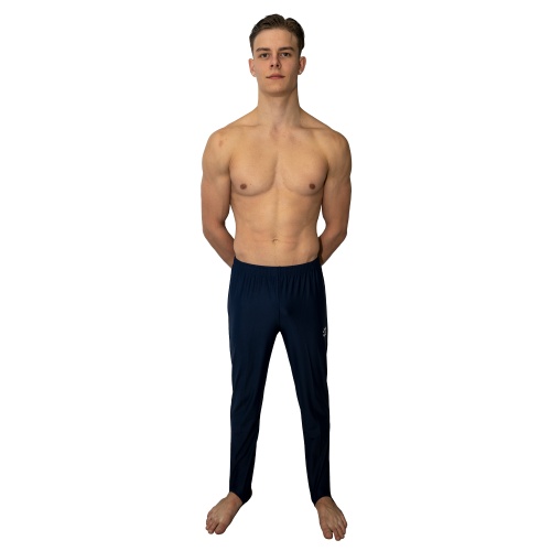 Lang Kunstturnhose Marine