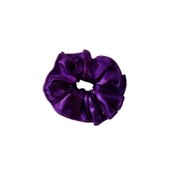 Chouchou métallisé violet...