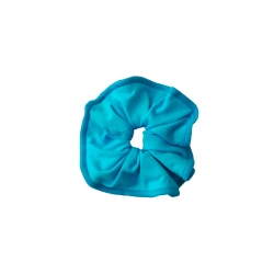 Haargummi aus Cyan-Mikrofaser