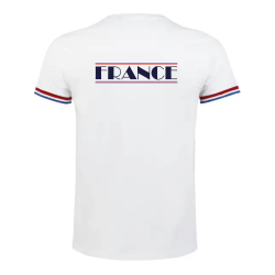 T-shirt France homme blanc
