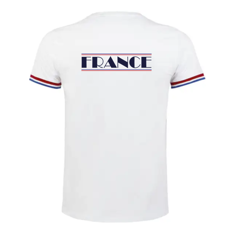 T-shirt France homme blanc