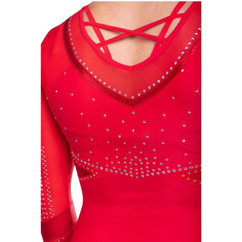 Gymnastikanzug Elektra rot