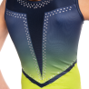 Justaucorps Cavalli Jaune et Bleu Sans Manches
