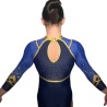 Lenvie Blau Gymnastikanzug